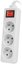 Lanberg Power strip 1.5m, white, 3 sockets, with switch, cable made of solid copper