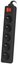 Lanberg Power strip 3m, black, 5 sockets, with switch, cable made of solid copper