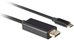 Lanberg USB-C to DisplayPort Cable, 1.8 m 4K/60Hz, Black