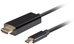 Lanberg USB-C to HDMI Cable, 1.8 m 4K/60Hz, Black