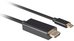 Lanberg USB-C to HDMI Cable, 1 m 4K/60Hz, Black