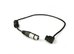 LanParte D-Tap to 4-Pin XLR Power Adapter Cable