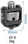 Leofoto CF-9 1/4" Male to 3/8" Male Adapter Accessory Ideal for Magic Arm Tripod Mount