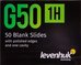 Levenhuk G50 1H Single Cavity Blank Slides, 50 vnt