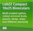 Levenhuk LabZZ B6 10x25 Vaikiški žiūronai