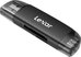Lexar Cardreader Dual Slot USB-A/C (LRW310X) Supports microSD and SD cards (USB 3.1)