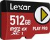 Lexar microSDXC Express PLAY Pro Express 7.1, R900/W600 C10 U3 UHS-I (V30) 512GB