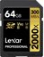 LEXAR PRO 2000X SDHC/SDXC UHS-II U3(V90) R300/W260 (W/O CARDREADER) 64GB