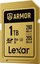 Lexar SDXC ARMOR Gold UHS-II U3, Stainless Steel, IP68 R280/W210 (V60) 1TB