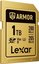 Lexar SDXC ARMOR Gold UHS-II U3, Stainless Steel, IP68 R280/W210 (V60) 1TB