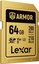 Lexar SDXC ARMOR Gold UHS-II U3, Stainless Steel, IP68 R280/W210 (V60) 64GB