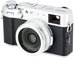 JJC LH JX100VII Zonnekap Zilver (Fujifilm LH X100 lens hood en AR X100 adapter ring)
