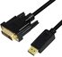 LogiLink DisplayPort to DVI cable , black, 5m