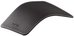 Mousepad in leather design Black