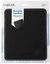 Mousepad in leather design Black