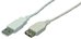 Logilink USB 2.0 extensio cable, USB A female, USB A male, 3 m, Grey