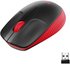 Logitech Full size Mouse M190  Wireless, Red, USB