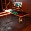 Maclean Gaming desk with monitor shelf RS170