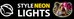 Manta MASNL129WH Style Neon Lights Cat With A Bow LED Neon Mirror