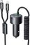 Mcdodo CC-0370 car charger, USB-C, Lightning, 120W, retractable cables