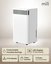 Mill Dehumidifier | MDH12 | Power 200 W | Suitable for rooms up to 8-15 m&sup2; | Water tank capacity 2 L | White