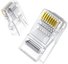 Modular Plugs RJ45 Cat 6 UGREEN 50961, 10-pack (transparent)