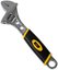 Deli Tools Reguliuojamas veržliaraktis su plastikine rankena EDL30108, 8" (sidabrinis)