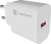 Natec Ribera USB Charger 1X USB-A 18W, White