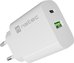 Natec Ribera USB Charger 1X USB-A + 1X USB-C 20W, White