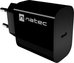 Natec Ribera USB Charger 1X USB-C 20W, Black