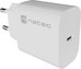Natec Ribera USB Charger 1X USB-C 20W, White