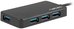 Natec USB 3.0 HUB, Moth, 4-Port, Black
