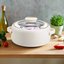 Nayasa casserole with glass lid Coral 2L, beige