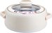 Nayasa casserole with glass lid Coral 2L, beige