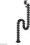Neomounts ADS06-131BL Cable spine - clamp-on design - universal, Black | Neomounts