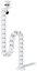 Neomounts ADS06-131WH Cable spine - clamp-on design - universal, White | Neomounts