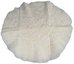 Newborn Round Undergarment Merino Wool Floral White 60 cm