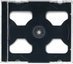 Omega CD box Jewel for 2 CD, black