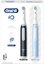 Oral-B | Electric Toothbrush Duo Pack | iO3 Series | Rechargeable | For adults | Number of brush heads included 2 | Number of teeth brushing modes 3 | Matt Black/Ice Blue