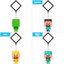 Paladone Minecraft Backpack Buddies + Reveals 24 pcs
