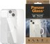 PanzerGlass HardCase MagSafe Compatible Back protection, Apple, iPhone 14/13, 100% Recycled Polyurethane (TPU), Clear
