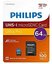 Philips MicroSDXC Card 64GB Class 10 UHS-I U3 incl. Adapter