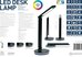 Platinet desk lamp PDL400 12W, black (45938)