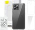 Pouzdro Baseus Crystal Series pro iPhone 11 pro max (čir&eacute;) + tvrzen&eacute; sklo + čistic&iacute; sada
