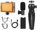 Puluz Live broadcast kit tripod mount + LED lamp + microphone + phone clamp
