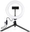 Puluz Tripod Mount with 20cm LED Ring Vlogging PKT3073B