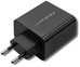 Qoltec Charger | 45W | 5-20V | 2.25-3A | USB typ C PD | USB | Black