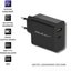 Qoltec Charger | 45W | 5-20V | 2.25-3A | USB typ C PD | USB | Black