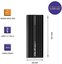 Qoltec Enclosure for drive M.2 SATA, NVMe, USB C, 2TB
