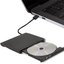 Qoltec external DVD/CD writer USB 3.0, black